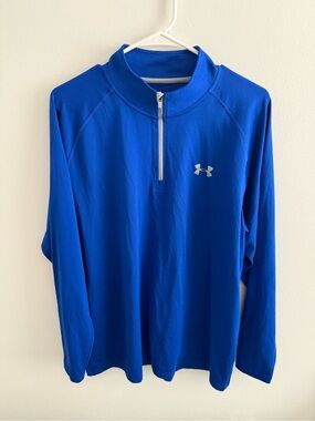LG Men’s Electric Blue Half-Zip Performance Pullover